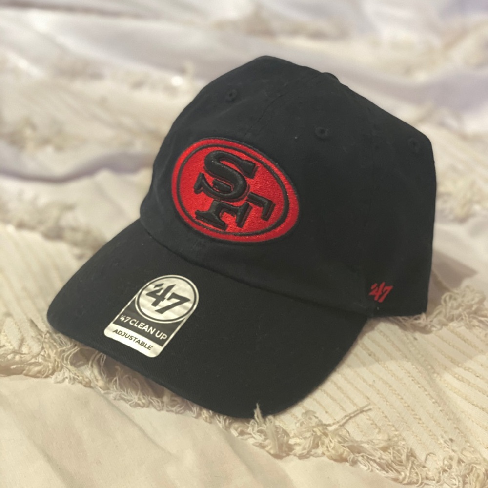 Two San Francisco 49ers Caps